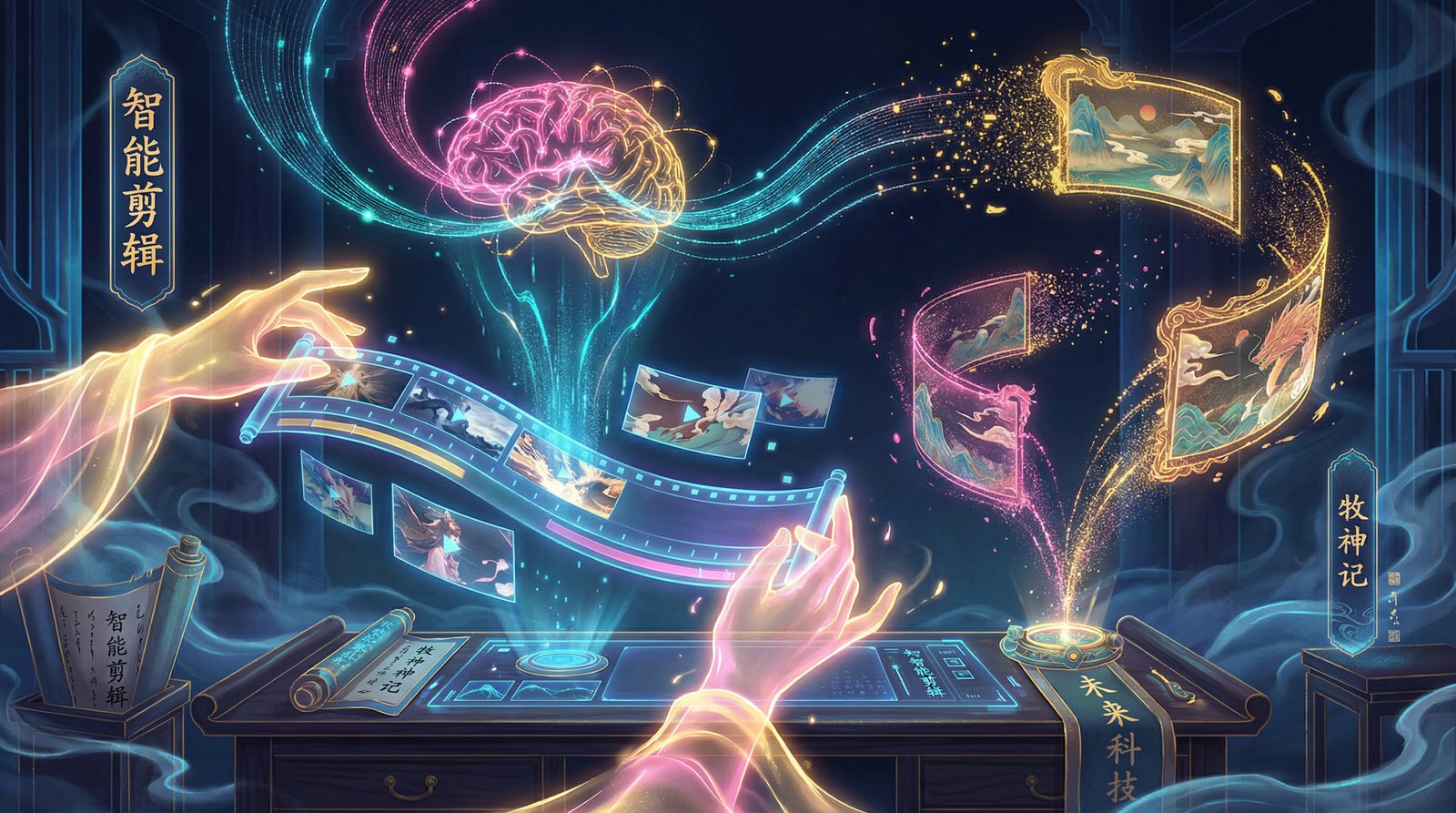 抖荫短视频 AI视频剪辑技术